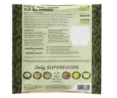 QCHEFS Horse Treat Dental Cracker Balance 63 g