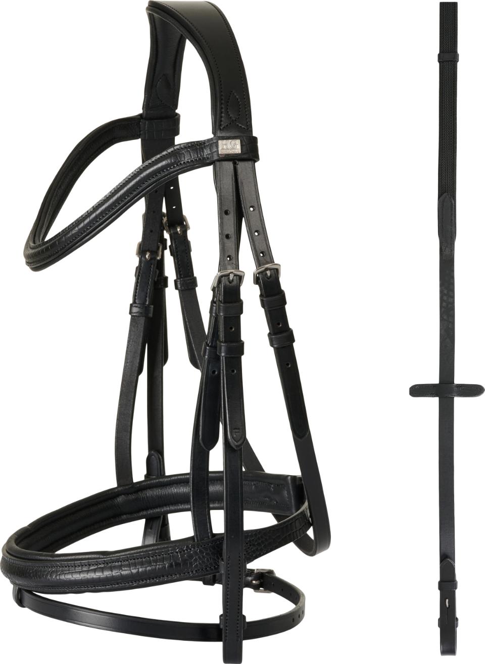 HorseGuard Emi 24.2 bridle with combined noseband, XFULL