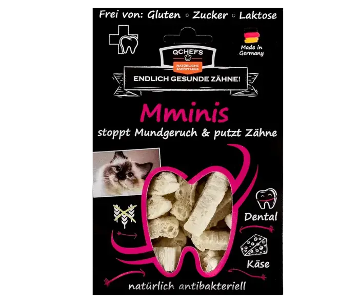 QCHEFS Cat Treat Dental Mminis 60 g