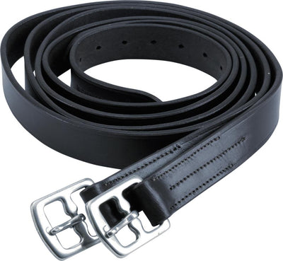 HorseGuard Matador stirrup leathers, black, 135 cm