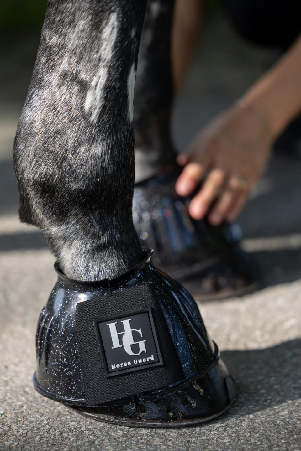 Horse Guard Texas glitter bell boots