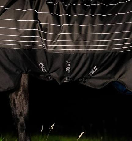 Amigo 1200D FieldSafe Reflectech plus Turnout 100g, 155 cm