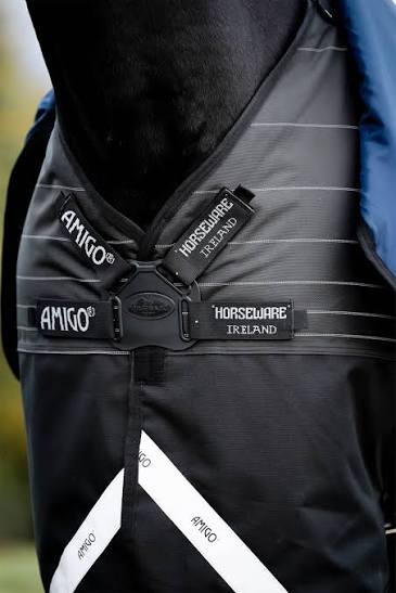 Amigo 1200D FieldSafe Reflectech plus Turnout 100g, 155 cm