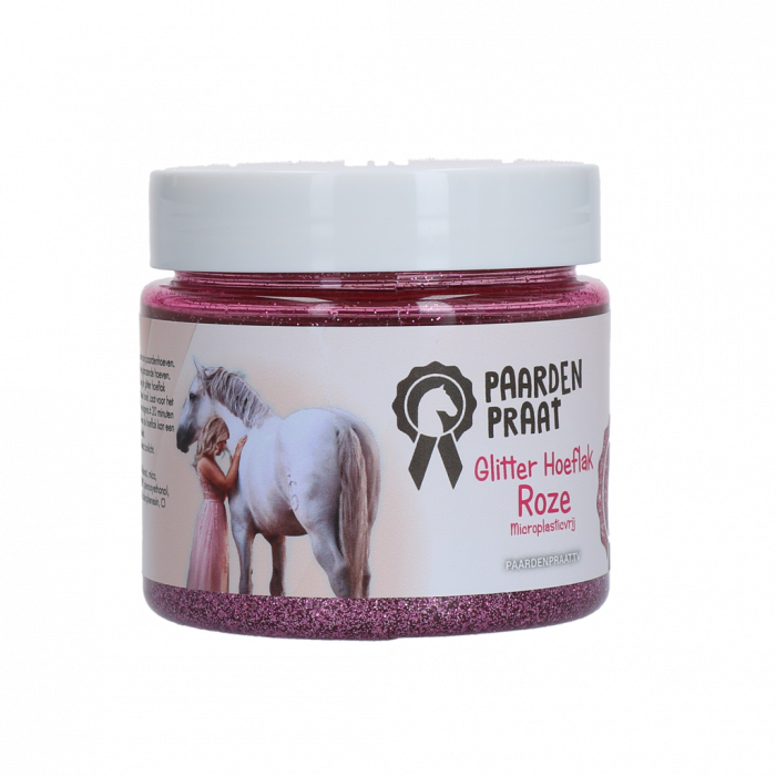 Paardenpraat TV Glitter Hoof Polish Pink