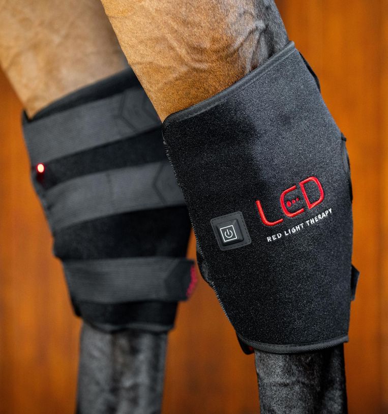 Horseware® LED Red Light Therapy Hock Boots, one leg