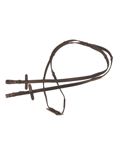 WAHLSTEN ANTI SLIP REINS, Brown, FULL