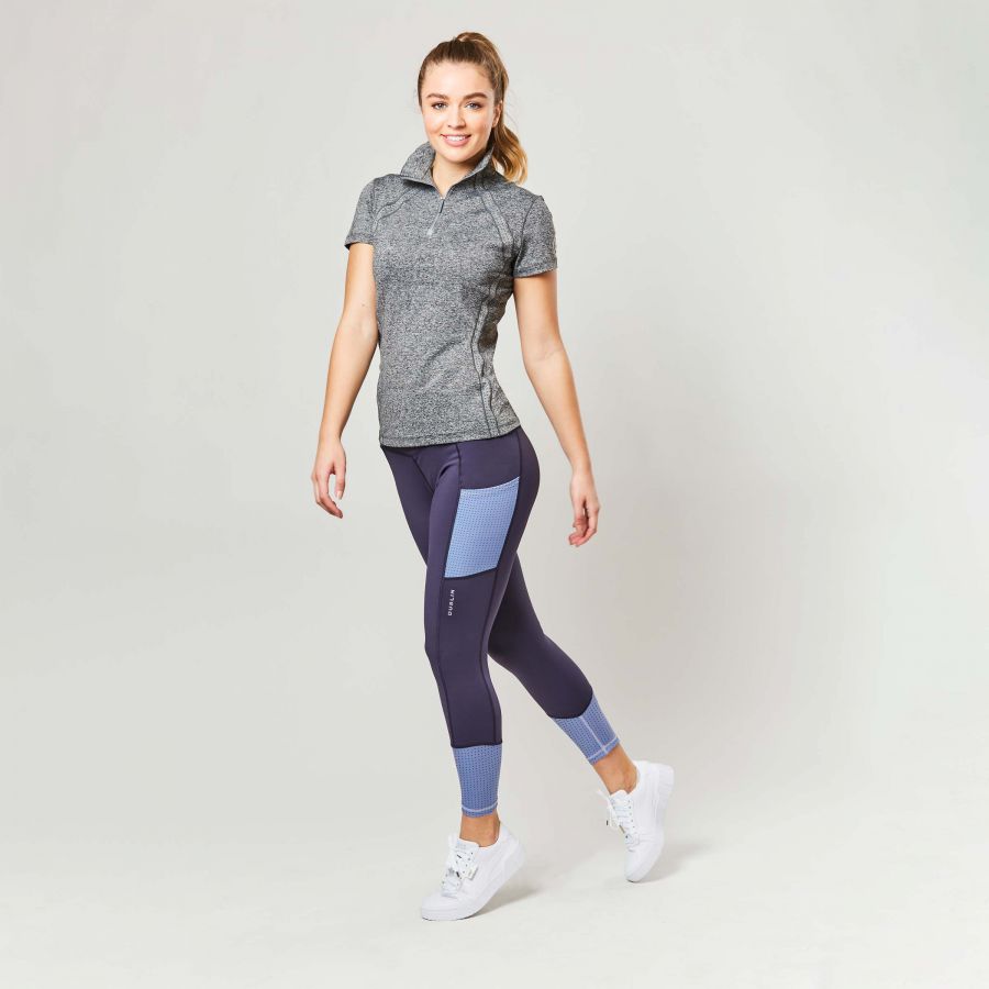 DUBLIN POWER PERFORMANCE MID RISE COLOUR BLOCK TIGHTS